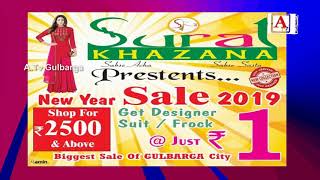 Surat Khazana New Year Sale 2019 Get Designer Suit / Frock Just Rs 1
