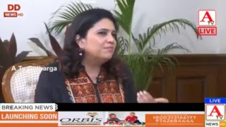 PM Modi Ka Saal Ka Phela interview Live on ATV Gulbarga