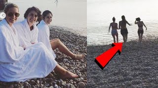 Katrina Kaif Swimming In 0-Degree With Sister Isabelle On New Year 2019