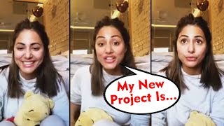 Hina Khan REVEALS New Project After Kasautii Zindagii Kay 2 | LIVE VIDEO