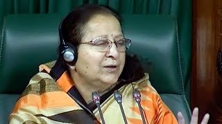 LS Speaker Sumitra Mahajan suspends 24 AIADMK members for 5 sittings
