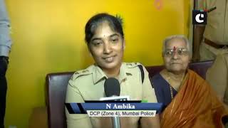 Mumbai cops celebrate birthday of 85-year-old woman