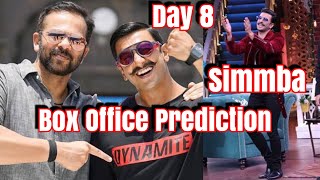 #Simmba Movie Box Office Prediction Day 8