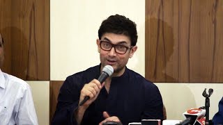 Aamir Khan At Website Launch Of Child Obesity Support Team