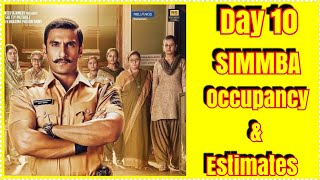 #Simmba Movie Audience Occupancy And Collection Estimates Day 10