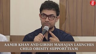 Aamir Khan and Girish Mahajan Launches Child Obesity Support Team
