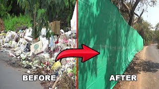 Marna-Siolim P'yat Clears Garbage Dumps Along Mapusa-Siolim Road After In Goa's Report