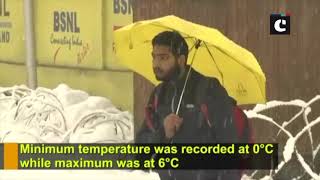 Lahaul-Spiti and Srinagar witnesses fresh snowfall