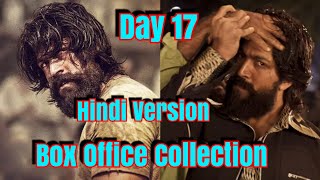 #KGF Movie Box Office Collection Day 17 In Hindi Version