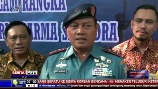 TNI Kirim Logistik untuk Korban Tsunami Selat Sunda