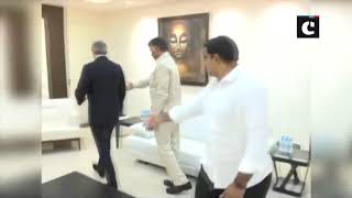 Former UK PM Tony Blair meets AP CM Chandrababu Naidu in Amaravati