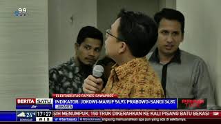 Survei LSI: Jokowi-Amin Unggul 54,9 Persen