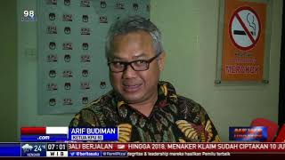 Hoaks Serang Wibawa KPU, Arief Budiman Terima Kritik Membangun