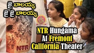 NTR Hungama At Fremont California Theatre - NTR Biopic US Premiere - Balakrishna, Vidya Balan
