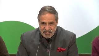 AICC Press Briefing By Anand Sharma at Congress HQ on CVC Report