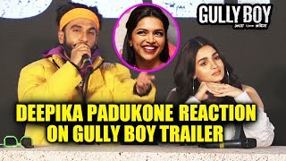 Ranveer Singh About His Wife Deepika Padukone Reaction On Gully Boy Trailer