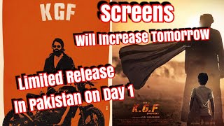 #KGF Got Limited Release On Day 1 In Pakistan Due To Thursday l Screens Will Increase From Friday!