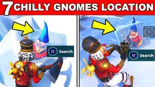 7 CHILLY GNOMES LOCATION - SEARCH CHILLY GNOMES FORTNITE WEEK 6 SEASON 7 CHALLENGES (EXACT LOCATION)