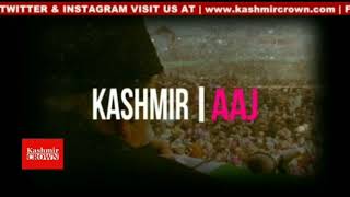 #KashmircrownnewsKashmir Crown presents Kashmir Aaj with Basharat Mushtaq 10th January 2019