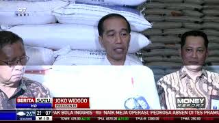 Stok Beras Melimpah, Jokowi Yakin Tak Ada Spekulan Berani Bermain