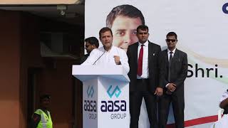 Congress President Rahul Gandhi addresses workers community in Dubai