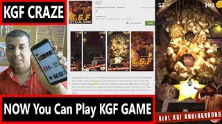 #KGF Interesting Mobile Game For All #YASH Fans