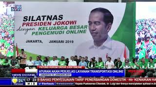 Jokowi Janji Aturan Soal Ojek Online Segera Terbit