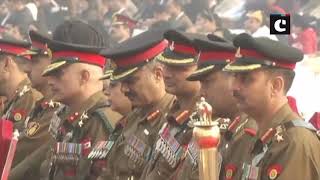 Jawans perform full dress rehearsal ahead of Army Day celebrations