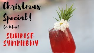 Christmas Cocktail Sunrise Symphony | How to make Christmas Cocktail | Dada Bartender | Smirnoff