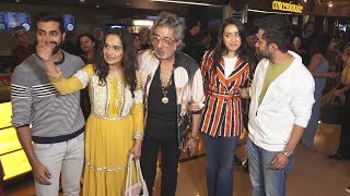 Bombairiya Special Screening | Shraddha Kapoor With Family | Shakti Kapoor, Siddhanth Kapoor