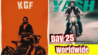 #KGF Movie Worldwide Box Office Collection Day 25