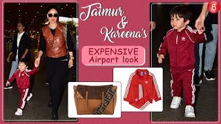 Taimur and Kareenas EXPENSIVE airport look will make your jaw hit the floor