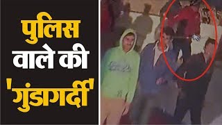 ASI ने बेटे के साथ मिलकर Mandir में की गुंडागर्दी, CCTV में कैद