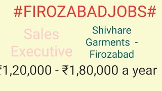 #FIROZABAD#JOBS  near me|Jobs in FIROZABAD For Freshers and Graduates | No experience |