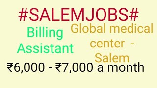 #SALEM#JOBSnearme|Jobs in SALEM  For Freshers and Graduates | No experience |
