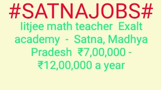 #JOBS#near#me|Jobs in SATNA For Freshers and Graduates | No experience | Part Time | At Home |