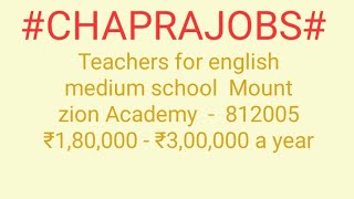 #JOBS#near#me|Jobs in CHAPRA For Freshers and Graduates | No experience | Part Time | At Home |