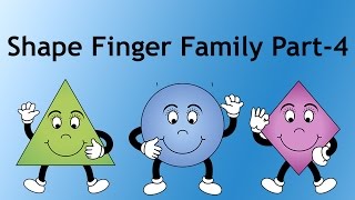 Shapes Finger Family - 4 | Nursery Rhymes And Kids Songs