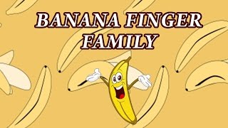 Banana Finger Family | Fruit Finger Family