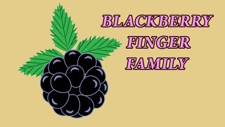 Blackberry Finger Family | Fruit Finger Family