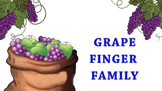 Grapes Finger Family | Fruit Finger Family