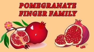 Pomegranate Finger Family | Fruit Finger Family