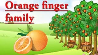 Orange Finger Family | Fruit Finger Family