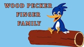 Wood Pecker | Animal Finger Family