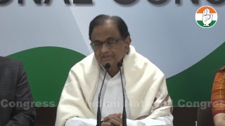 AICC Press briefing by former Finance Minister P Chidambaram on Rafale Scam