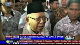Ma'ruf Amin Optimistis Raih 70 Persen Suara di Banten