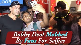Bobby Deol MOBBED By Fans For Selfies