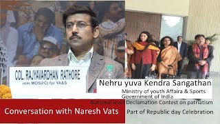 The People in the News with Col, Rajyavardhan Rathore. Ho. Mos(I/S) for YA&S..