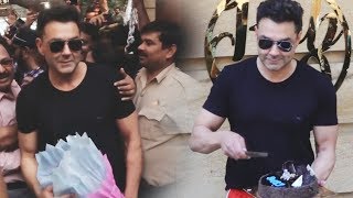 Bobby Deol Celebrates His 50Th Birthday With Fans And Media