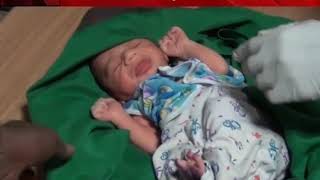 Bhuj  Newborn infant has been found